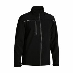 Bisley BJ6060 310gsm Softshell Jacket_ Black