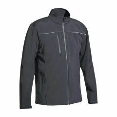 Bisley BJ6060 310gsm Softshell Jacket_ Charcoal