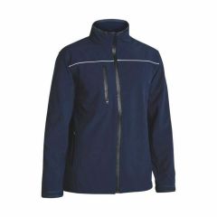 Bisley BJ6060 310gsm Softshell Jacket_ Navy