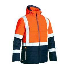 Bisley BJ6929HT H Reflective Puffer Jacket_ Org_Navy