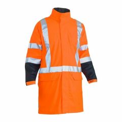 Bisley BJ6955XT NSW Rail X Taped Two Tone HiVis Stretch PU Rain C