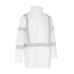 Bisley BJ6968XT X Taped Shell Rain Jacket_ White