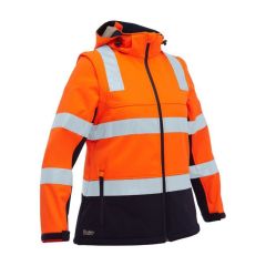 Bisley BJL6078T Women's Taped Two Tone Hi Vis 3 in 1 Softshell Ja