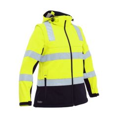 Bisley BJL6078T Women's Taped Two Tone Hi Vis 3 in 1 Softshell Ja