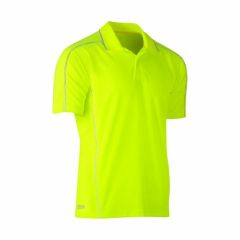 Bisley BK1425 Cool Mesh Reflective Piping Polo Shirt_ Short Sleev