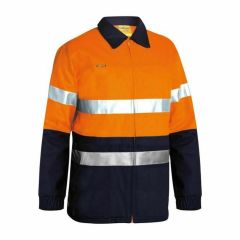 Bisley BK6710T 310gsm Hoop Reflective Protector Drill Jacket_ Org