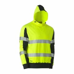 Bisley BK6815T Biomotion Reflective Stretchy Fleece Yel_Navy