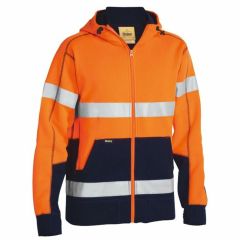 Bisley BK6988T 300gsm Hoop Reflective Full Zip Sherpa Lined Fleec