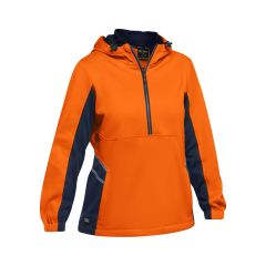 Bisley BKL6571 Women's Hi Vis Liquid Repellent Fleece Hoodie_ Ora