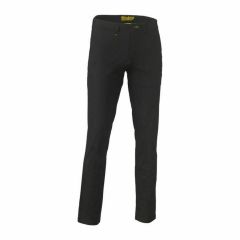 Bisley BP6008 280gsm Stretch Cotton Drill Work Pants_ Black