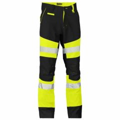 Bisley BP6412T Taped Biomotion Two Tone Pants_ Black_Yellow