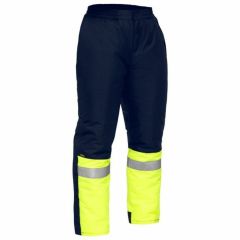 Bisley BP6451T Hi Vis Two Tone Reflective Freezer Pants_ Yellow_N