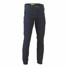 Bisley BPC6028 Stretch Cotton Cargo Cuffed Pants_ Navy