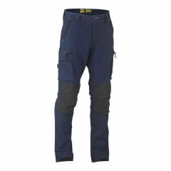 Bisley BPC6330 Flex _ Move Stretch Utility Zip Cargo Pants_ Navy