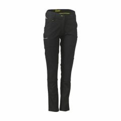 Bisley BPL6015 Womens 280gsm Stretch Cotton Work Pants_ Black