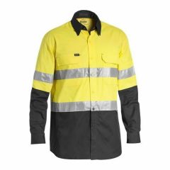 Bisley BS6415T Hoop Reflective Airflow Ripstop Shirt_ Long Sleeve