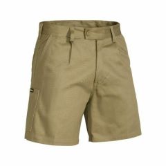 Bisley BSH1007 310gsm Cotton Drill Work Shorts_ Khaki