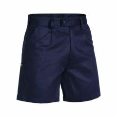 Bisley BSH1007 310gsm Cotton Drill Work Shorts_ Navy