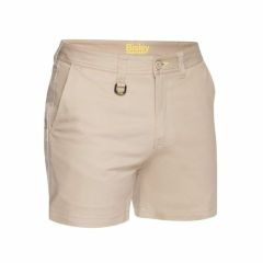 Bisley BSH1008 Stretch Cotton Drill Short Short_ Stone