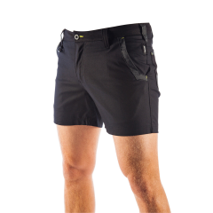 Bisley BSH1131 Flex _ Move Stretch Shorts_ Short Length_ Black