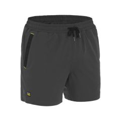 Bisley BSH1331 Flx _ Move 4_Way Stretch Elastic Waist Short_ Char