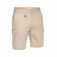 Bisley BSHC1008 Stretch Cotton Drill Cargo Short_ Stone