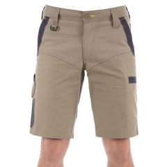 Bisley BSHC1130 Flex _ Move Stretch Shorts_ Khaki