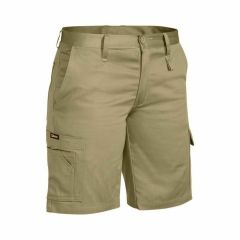 Bisley BSHL1999 240gsm Womens Drill Lightweight Utility Shorts_ Khaki