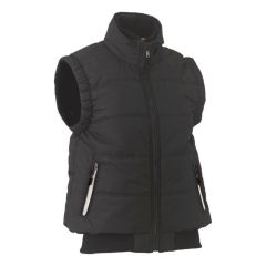 Bisley BVL0828 Women's Puffer Vest_ Black