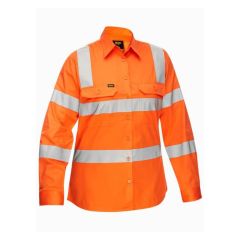 Bisley Ladies BL6016T Hoop Reflective Bio Motion VIC Rail Shirt_ 