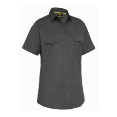 Bisley Women's BL1414 X Airflow Ripstop Shirt_ Short Sleeve_ Char