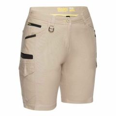 Bisley Womens Flex _ Move Cargo Shorts_ Stone