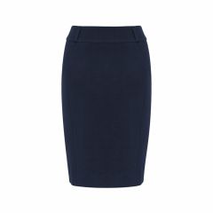 Biz Collection BS734L Ladies Loren Skirt_ Navy