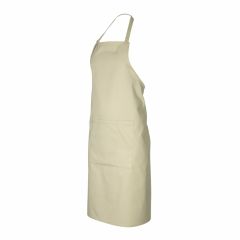 Biz Collection Bib Apron BA95_ Stone