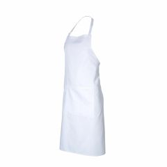 Biz Collection Bib Apron BA95_ White