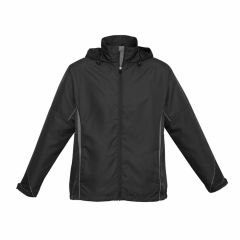 Biz Collection J408K Kids Razor Team Jacket_ Black_Ash