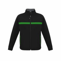 Biz Collection J510M Unisex Charger Jacket_ Black_Green_Grey