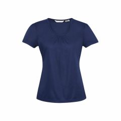 Biz Collection K315LS Ladies Chic Short Sleeve Knit Top_ Midnight