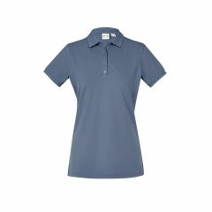 Biz Collection Ladies City Short Sleeve Polo Grey Smoke