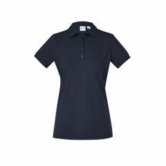 Biz Collection Ladies City Short Sleeve Polo Navy