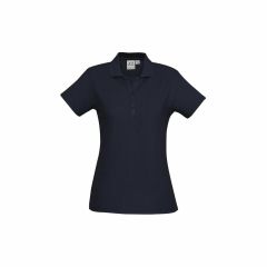 Biz Collection Ladies Crew Polo Navy