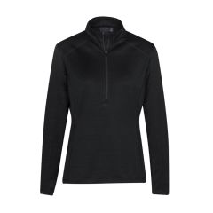 Biz Collection Ladies Monterey Long Sleeve Top_ Black Solid