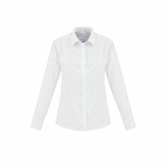 Biz Collection Ladies Regent L_S Shirt White