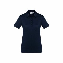 Biz Collection Ladies Short Sleeve Aero Polo_ Navy