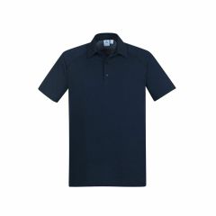 Biz Collection Mens Byron Short Sleeve Polo Navy