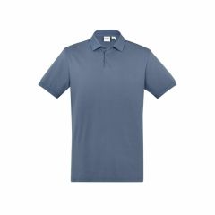 Biz Collection Mens City Short Sleeve Polo Grey Smoke