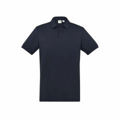 Biz Collection Mens City Short Sleeve Polo_ Navy