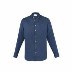 Biz Collection Mens Memphis Shirt_ Mineral Blue