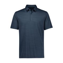 Biz Collection Mens Orbit Short Sleeve Polo_ Navy