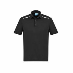 Biz Collection Mens Sonar Polo Black_White